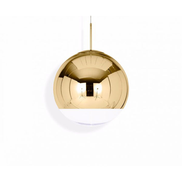 Mirror Ball LED Pendant Light - Gold