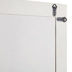 Destin Wave Mirror 100 x 60 cm, Taupe Gloss