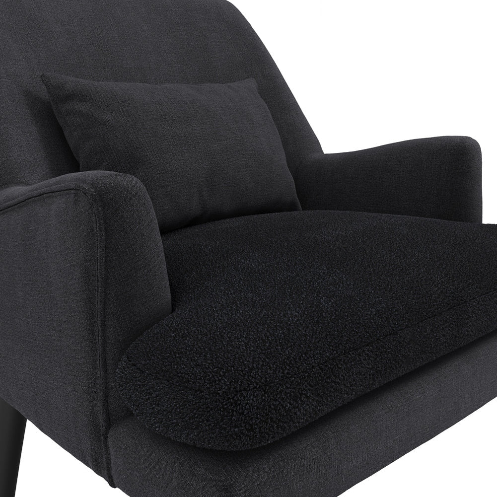 Albieny Accent Chair - Anthracite Grey
