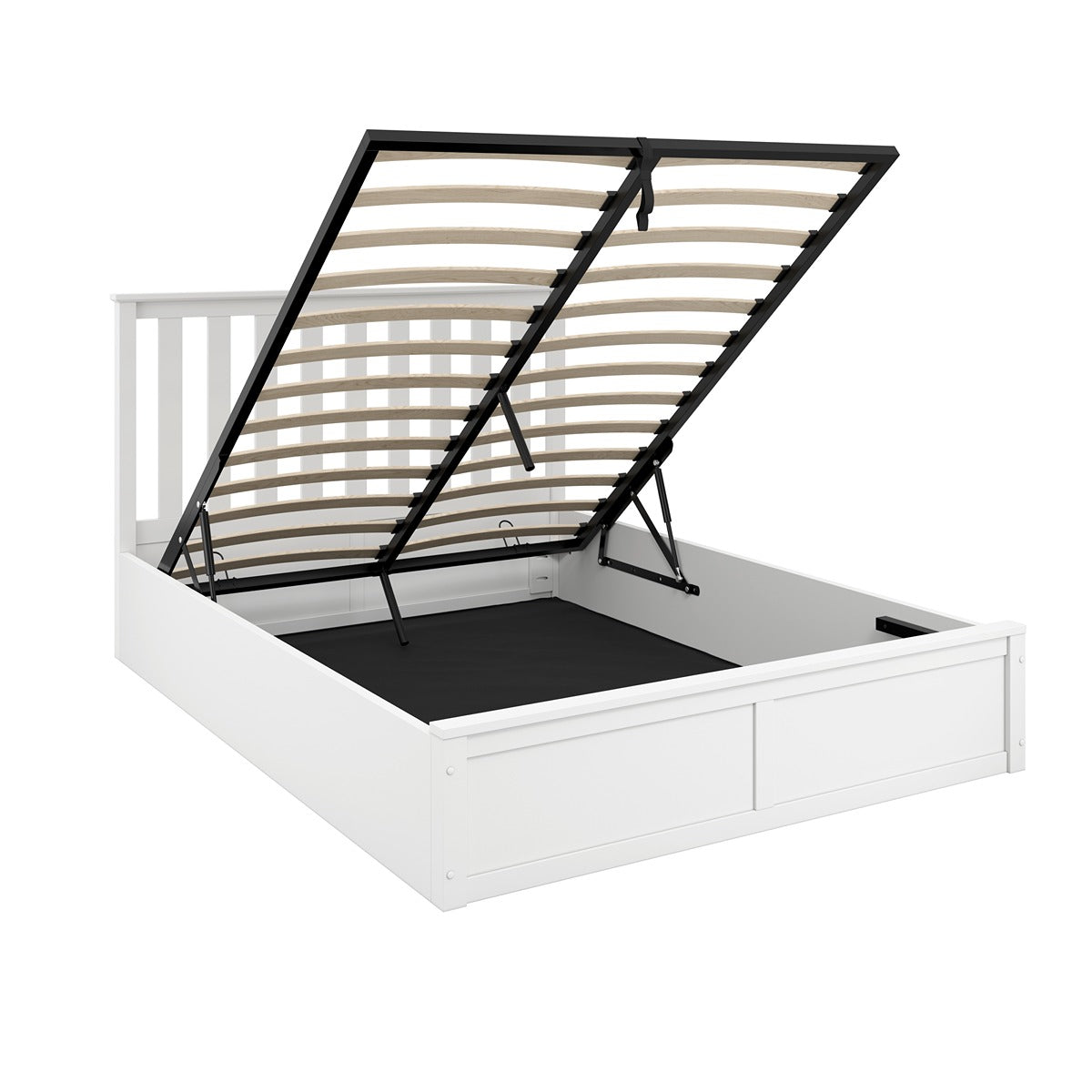 Canterbury King Size Bed - White