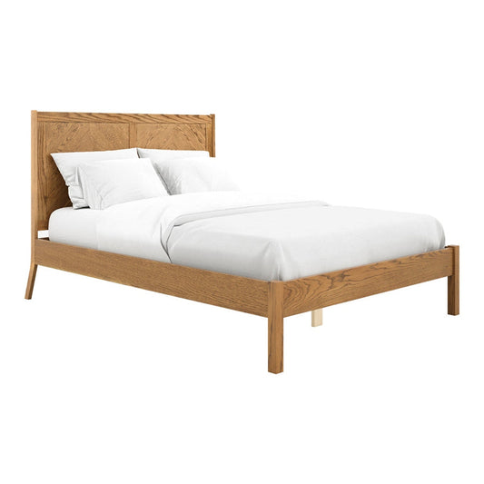 Lula King Size Bed - Smoked Wood