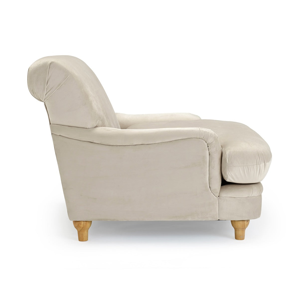 Pippa Chair - Beige Velvet