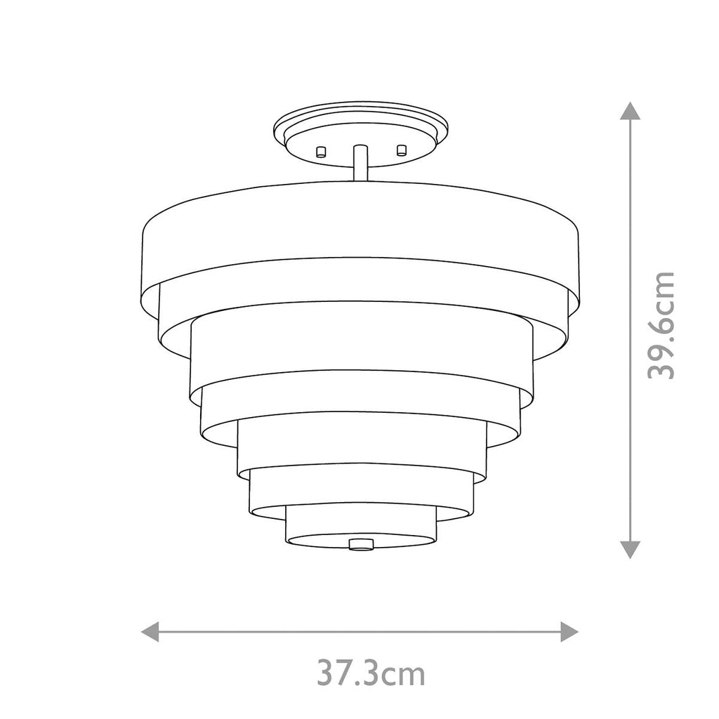Echelon 3 Light Semi-Flush Mount Light