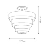 Echelon 3 Light Semi-Flush Mount Light