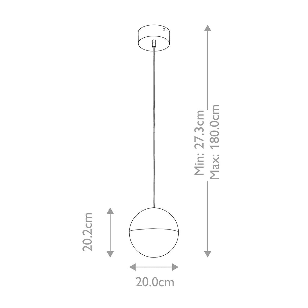 Moonlit LED Mini Pendant Light