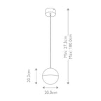 Moonlit LED Mini Pendant Light