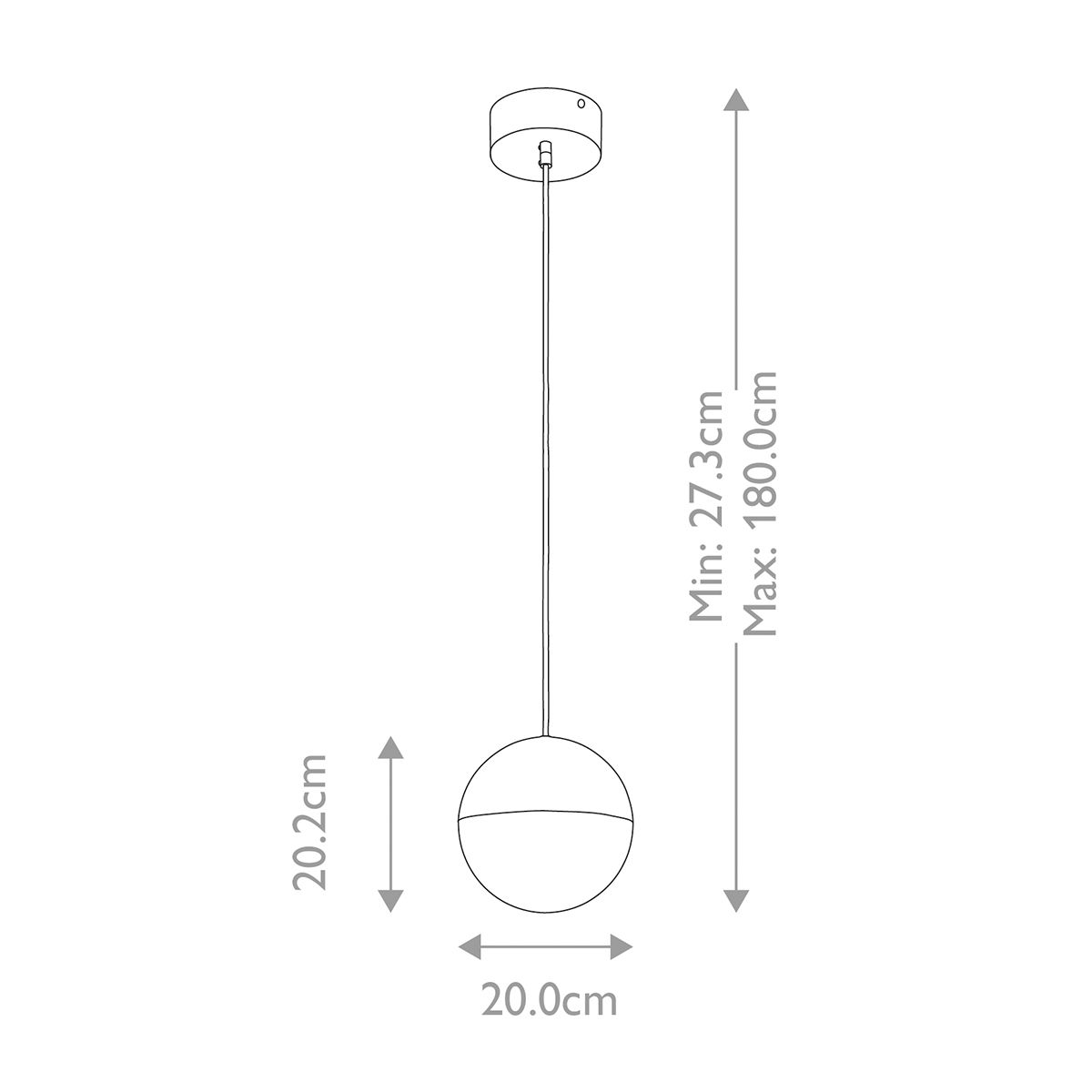 Moonlit LED Mini Pendant Light