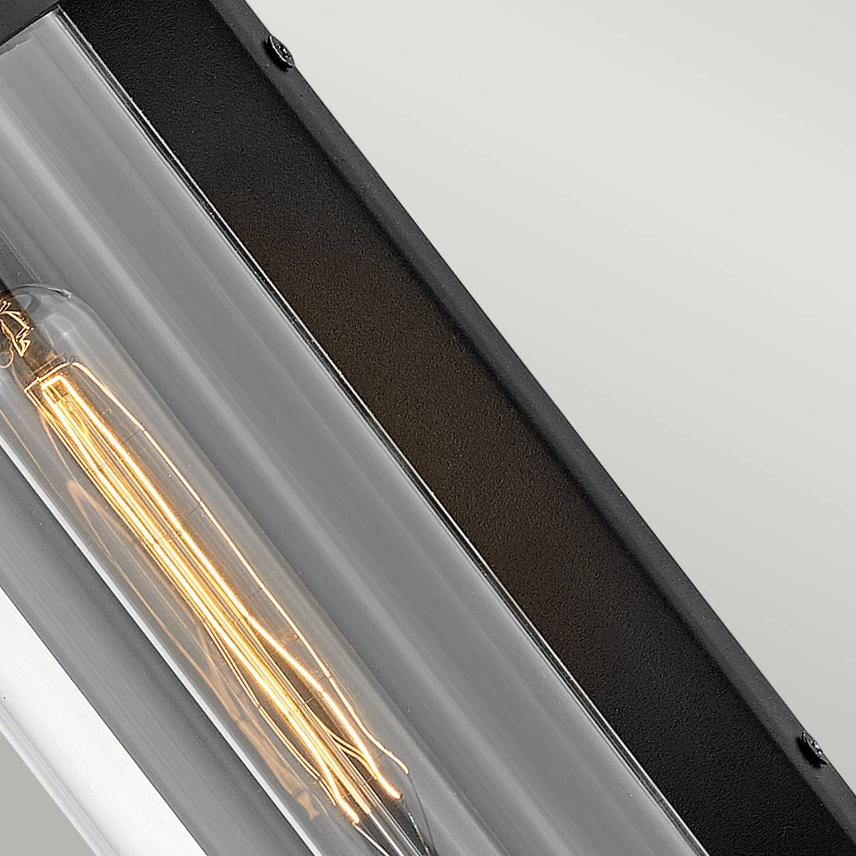 Pearson 1 Light Medium Wall Lantern in Textured Black | Outlet