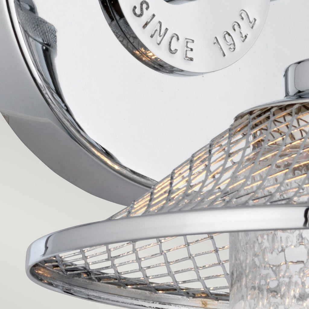 Rigby 1 Light Wall Light - Polished Chrome