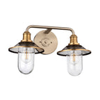 Rigby 2 Light Wall Light - Antique Nickel
