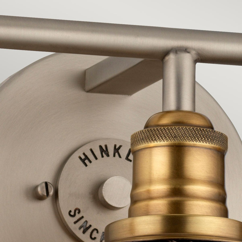 Rigby 3 Light Wall Light - Antique Nickel