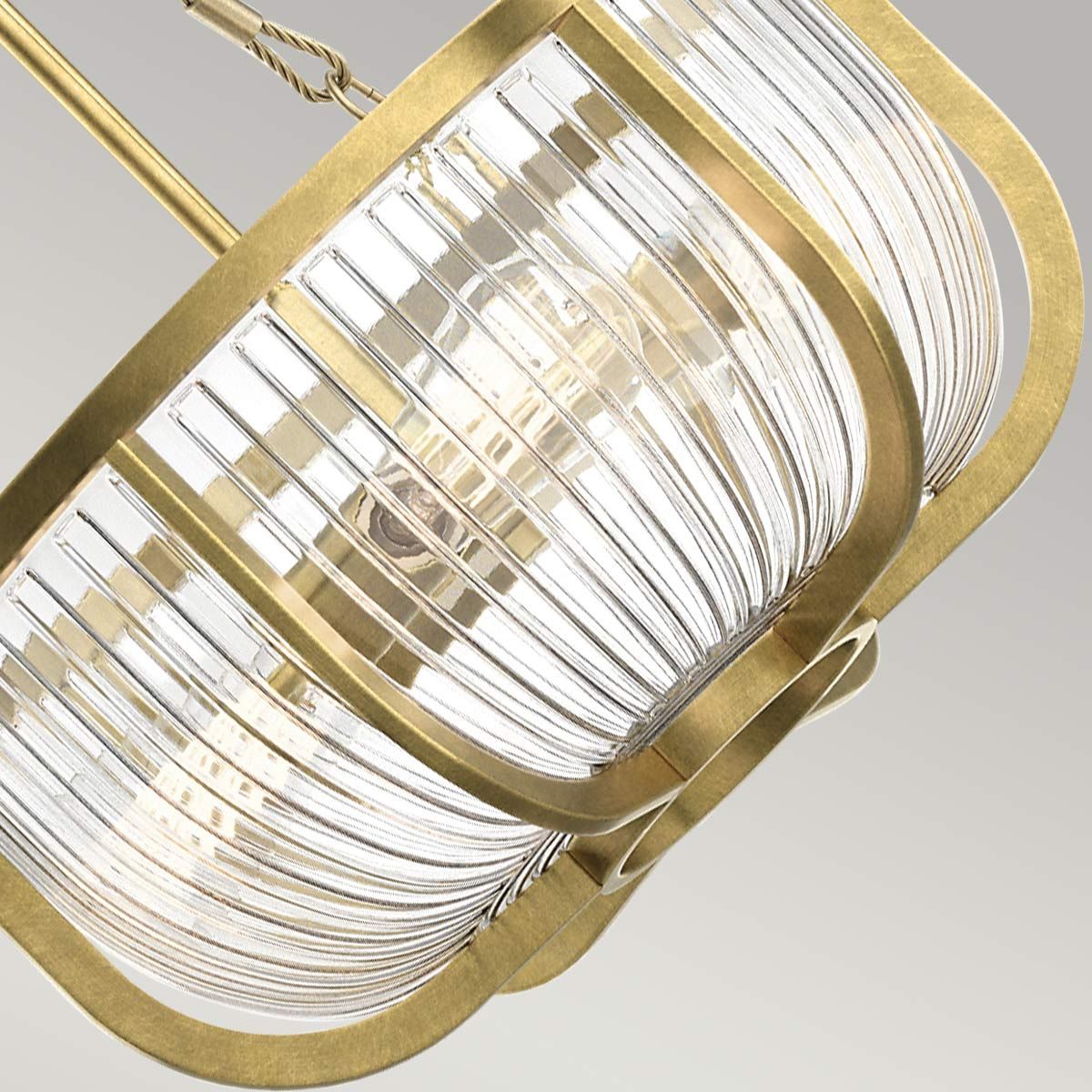 Roux 3 Light Semi-Flush Pendant Light