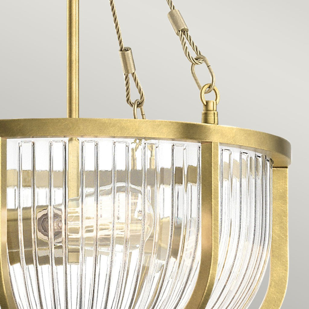 Roux 3 Light Semi-Flush Pendant Light
