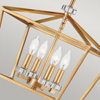 Stinson 4 Light Medium Semi- Flush Pendant Light