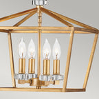 Stinson 4 Light Medium Semi- Flush Pendant Light