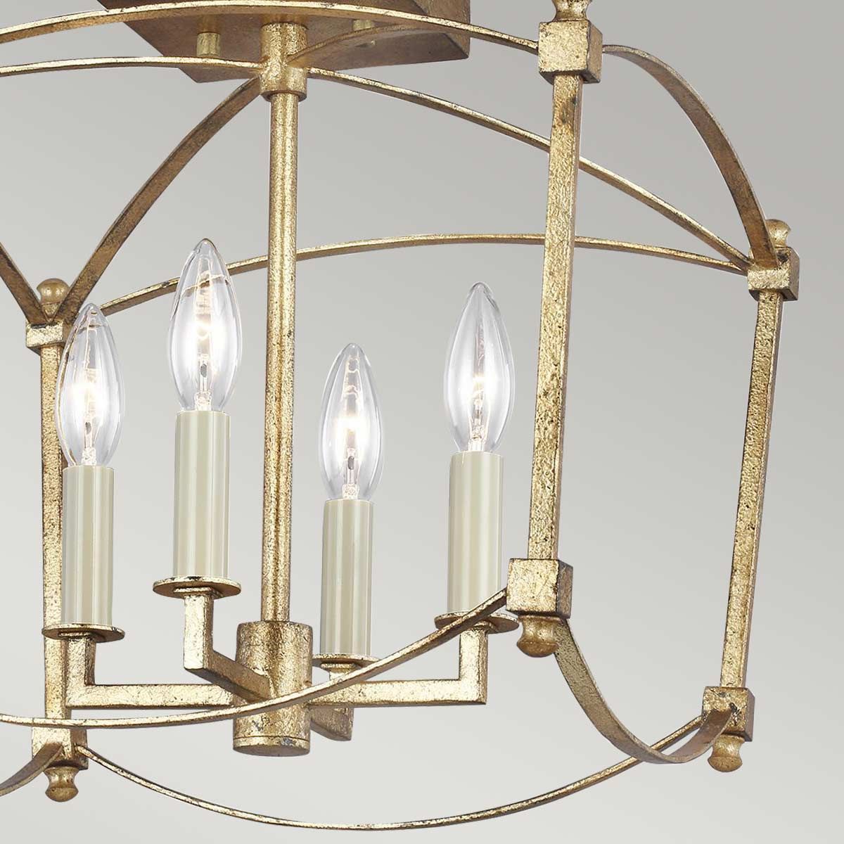 Thayer 4 Light Semi- Flush Mount Light