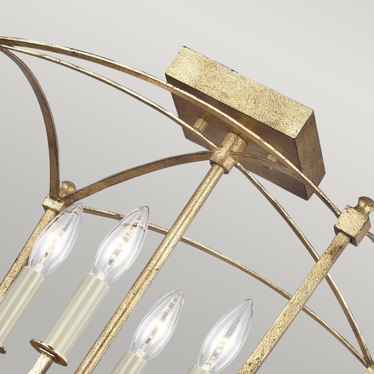 Thayer 4 Light Semi- Flush Mount Light