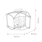 Thayer 4 Light Semi- Flush Mount Light