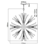 Vida 13 Light Large Pendant Light