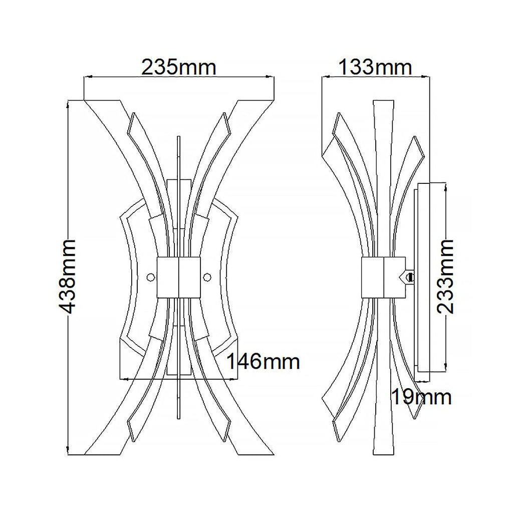 Vida 2 Light Wall Light