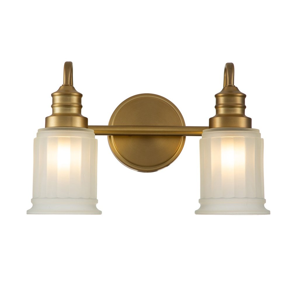 Quoizel Swell 2 Light Wall Light - Brass
