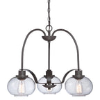 Trilogy 3 Light Chandelier - Old Bronze