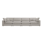 Lutyens Taupe Boucle Modular Sofa, 4-Piece