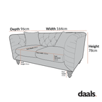 Ashby Chesterfield 2-Seater Sofa, Fern Green Velvet