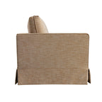 Fitz Skirted Armchair, Apricot Linen Blend