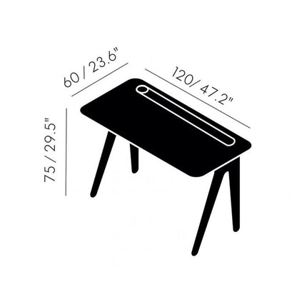 Slab Desk - Black