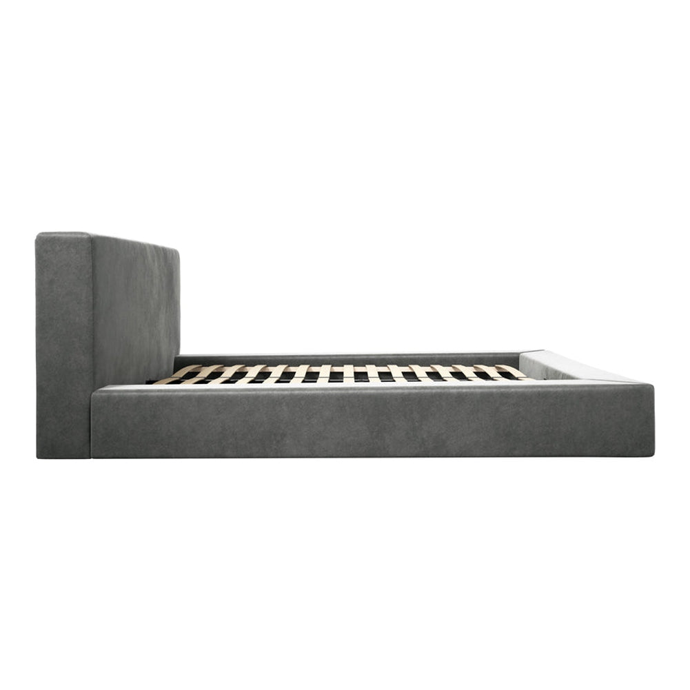 Camden Double Bed - Dapple Grey Velvet