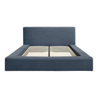 Camden King Size Bed - Ink Blue Weave