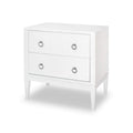 Verona Bedside Table - White High Gloss