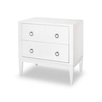 Verona Bedside Table - White High Gloss