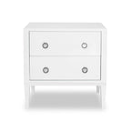 Verona Bedside Table - White High Gloss