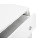 Verona Bedside Table - White High Gloss