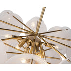 Adagio Pendant Lamp - White Antique Brass