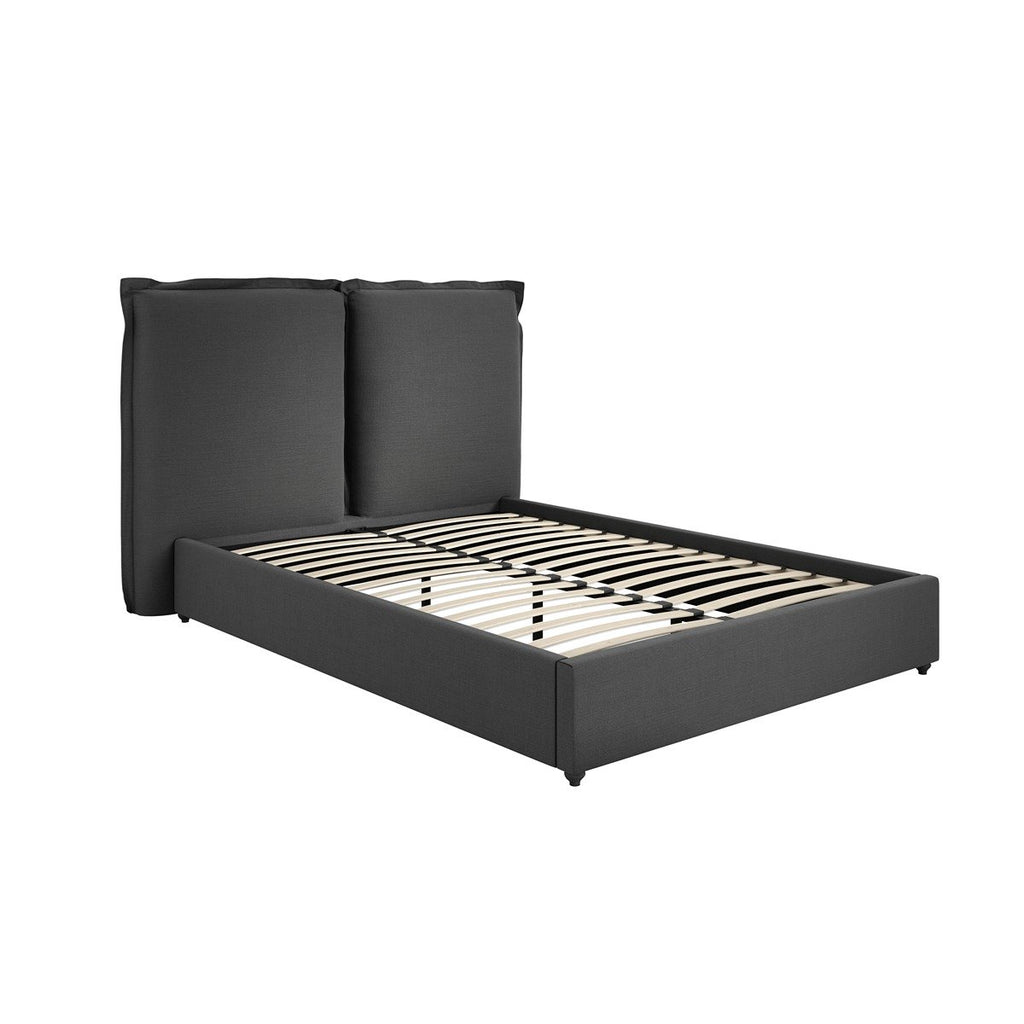 Shiloh Bed - Deep Grey