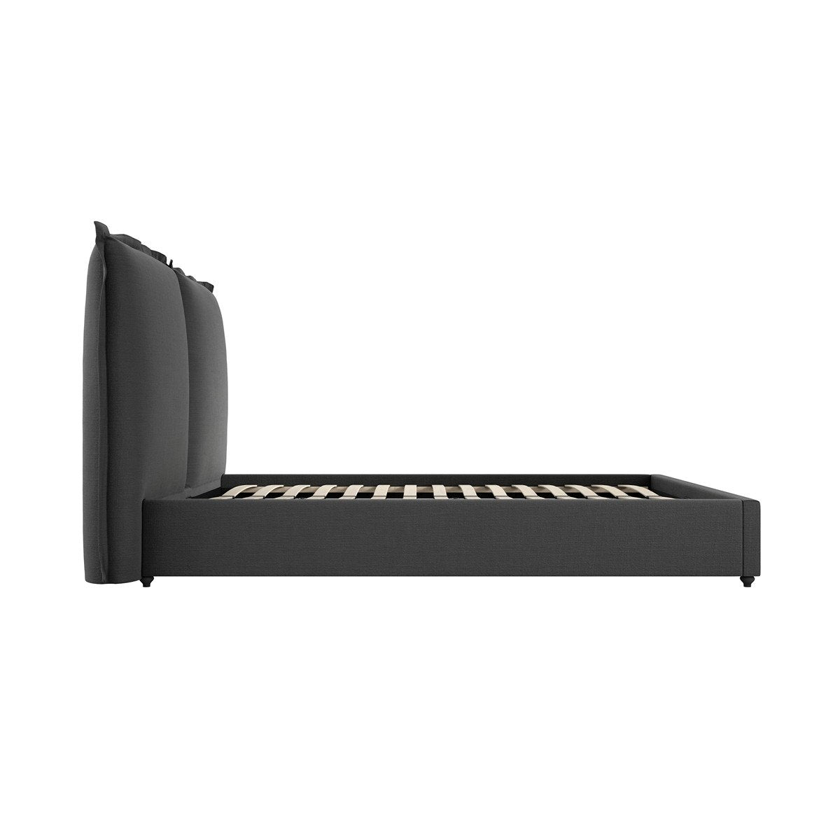 Shiloh Bed - Deep Grey