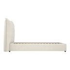 Shiloh Single Bed - Ivory Linen Blend