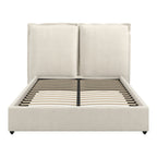 Shiloh Double Bed - Ivory Linen Blend