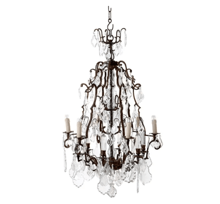 Luster Chateau de Wideville Chandelier