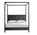 Boho Boutique 4 Poster Bed - Black