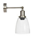 Hoxton Dome Wall Light - Satin Nickel
