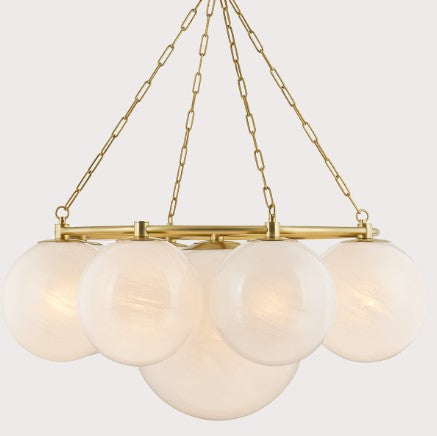 Thornwood Chandelier - Aged Brass