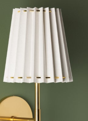 Demi 1 Light Wall Sconce - Aged Brass