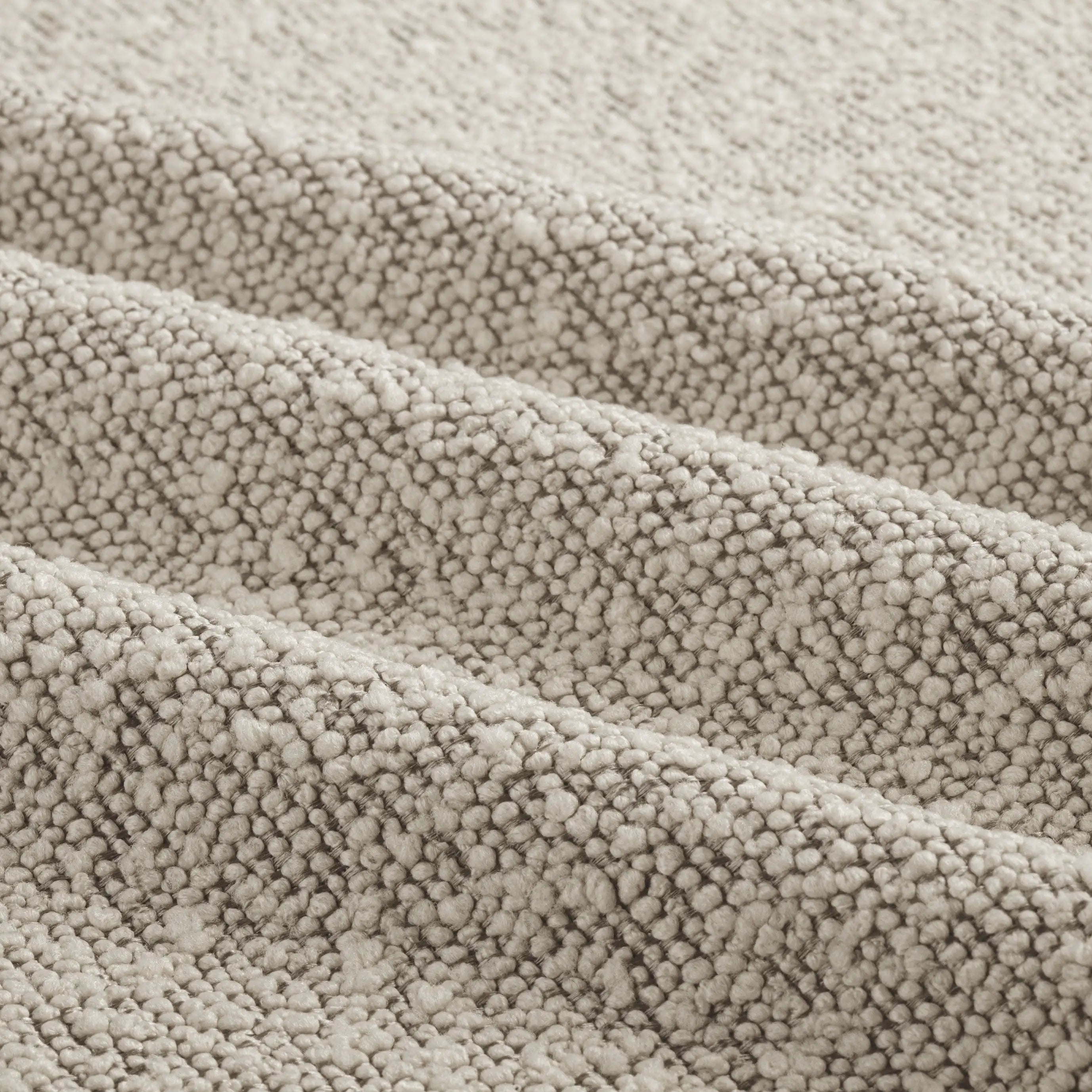 Monroe Carver Dining Chair | Speckled Stone Sustainable Boucle & Walnut