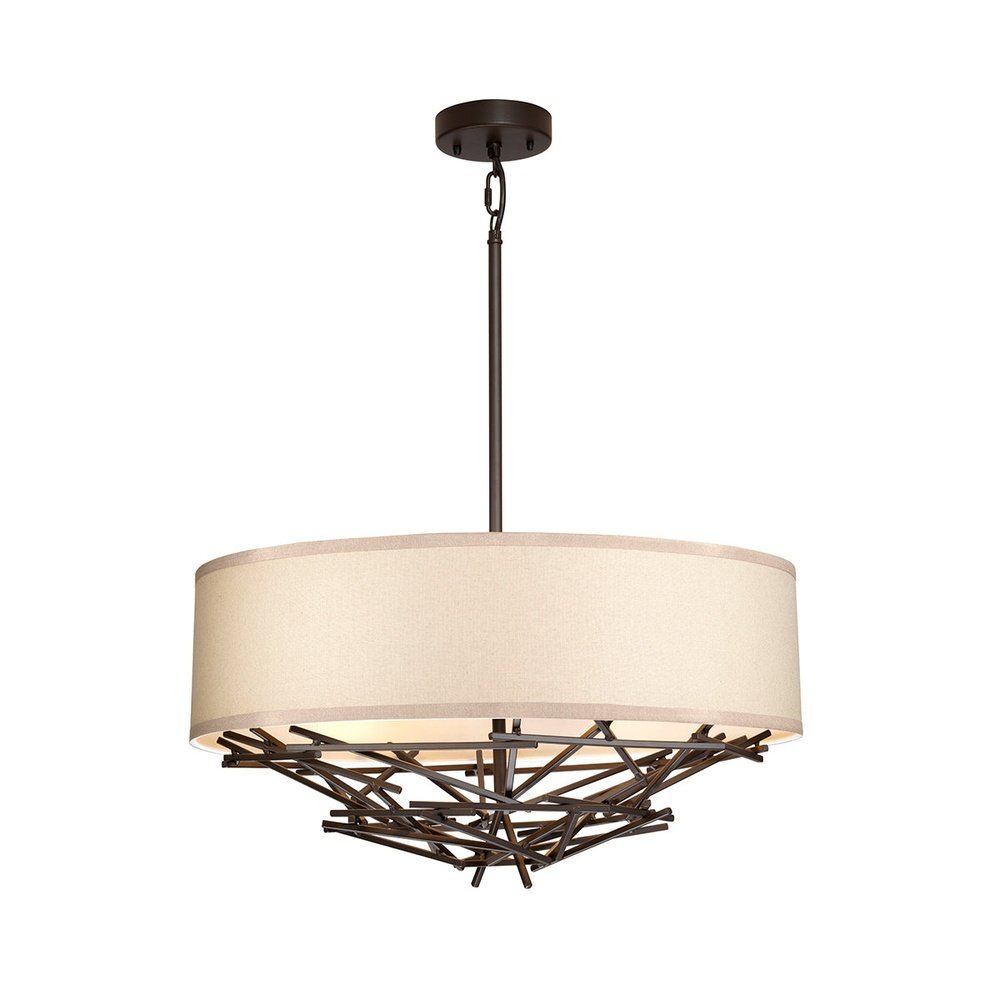 Lighting Taiko 4 Light Pendant Light - Bronze