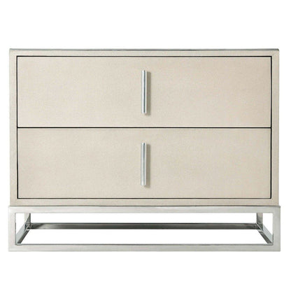 Blain Bedside Table - Overcast Shagreen