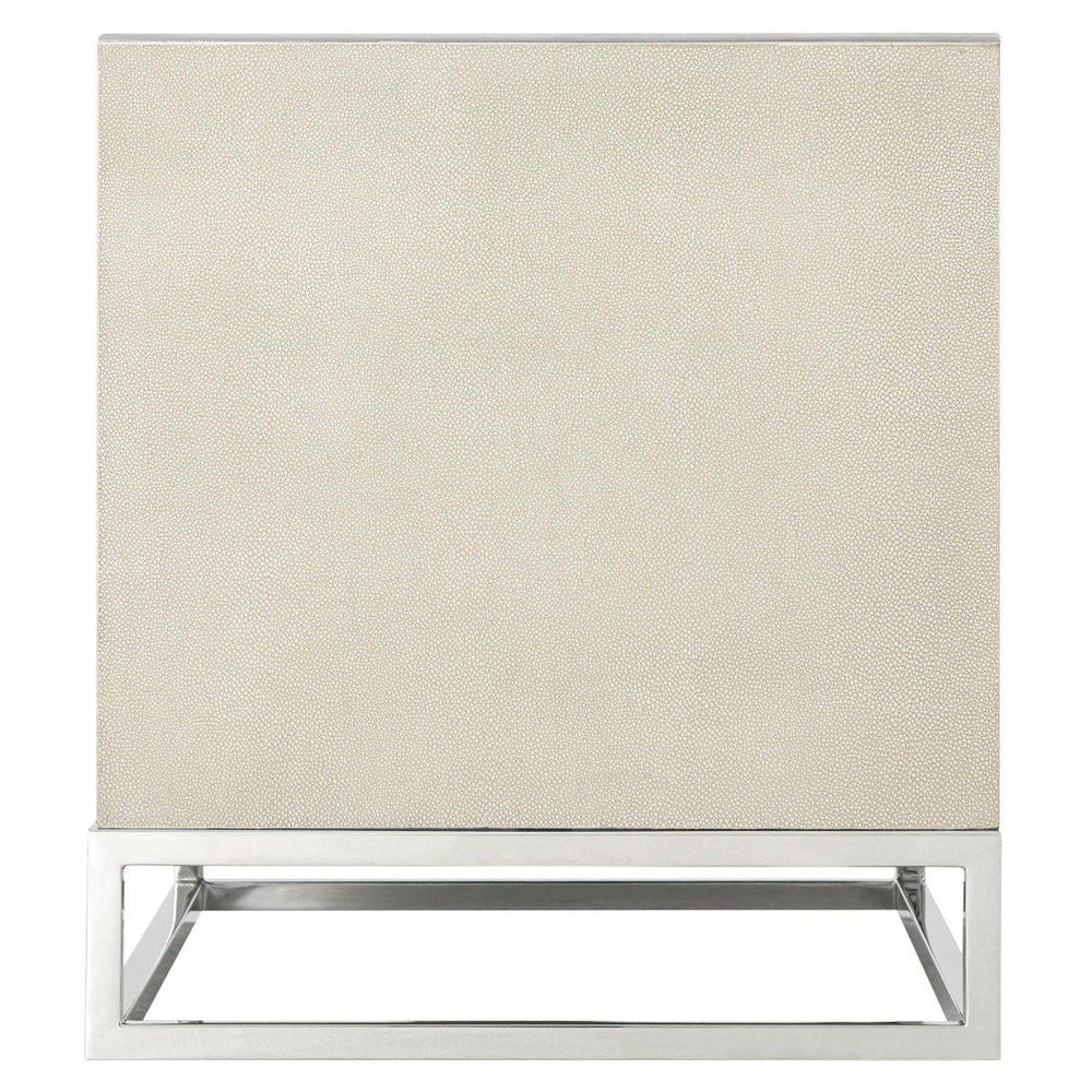 Blain Bedside Table - Overcast Shagreen